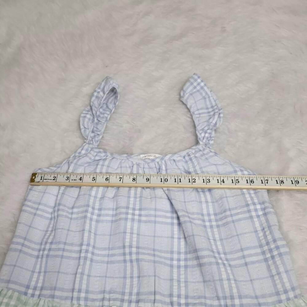 By The River Flutter Strap Multicolored Plaid Col… - image 8